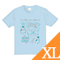アニメ夏目友人帳展　デザインTシャツ【デザインC（スカイブルー）】＜XL＞