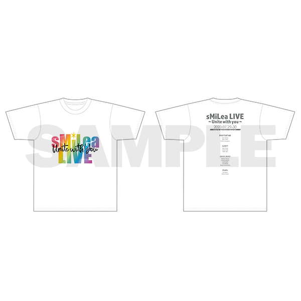 「sMiLea LIVE -Unite with You-」ライブTシャツ