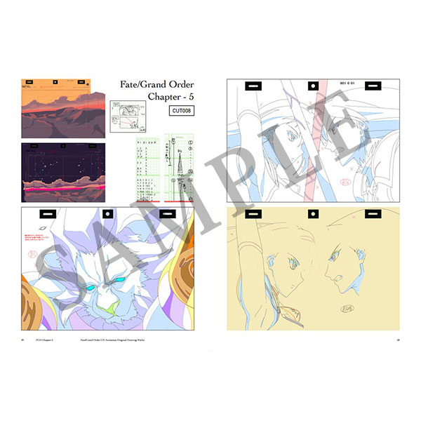 Fate/Grand Order drafting material -CM Animation Original Drawing Works-