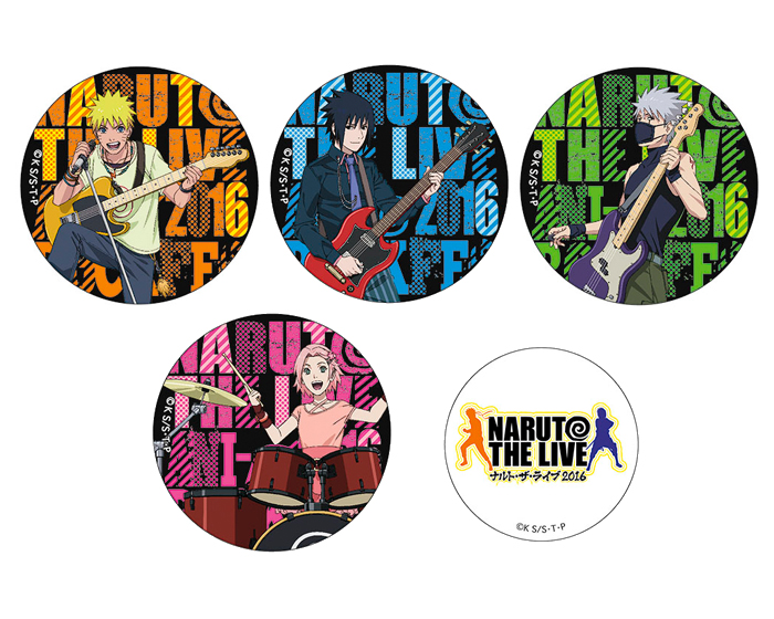 ANI-ROCK FES. NARUTO THE LIVE 2016 缶バッジセット