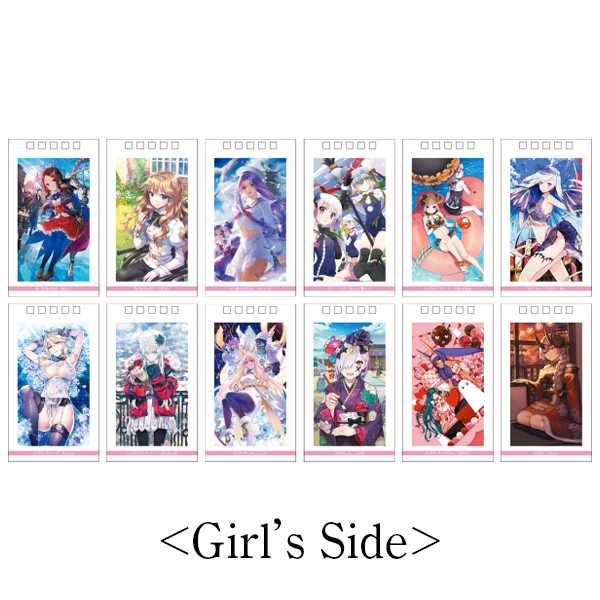 Fate/Grand Order AnimeJapan2019 描き下ろしイラスト 概念礼装 卓上カードカレンダー2019