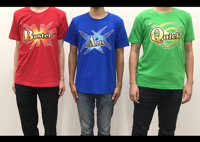 Fate/Grand Order コマンドカード(Quick) Tシャツ