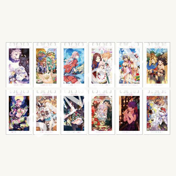 Fate/Grand Order AnimeJapan 2018 概念礼装卓上カードカレンダー2018 ＜Girl's Side＞